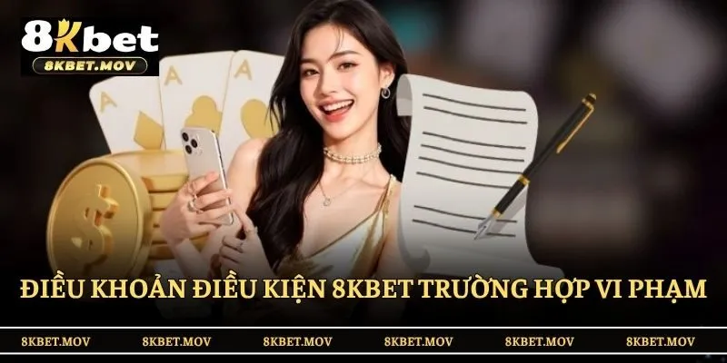 Điều khoản điều kiện 8KBET trường hợp vi phạm