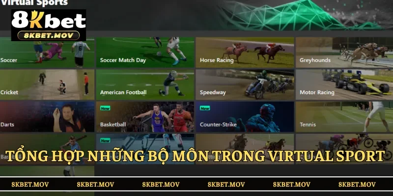 Review từng bộ môn có mặt trên sảnh Virtual Sport