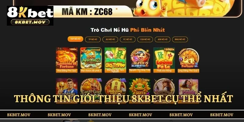Thông tin giới thiệu 8KBET cụ thể nhất
