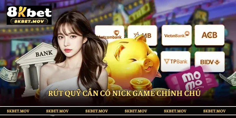 Thực hiện lệnh rút quỹ khi nick chính chủ không vi phạm điều khoản